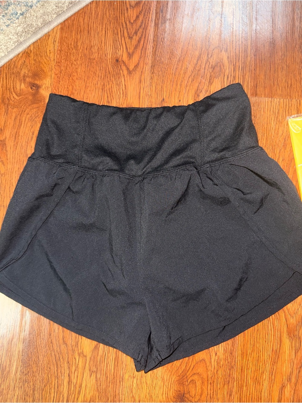 Zenana Outfitters Black High-Waist Athletic Shorts
